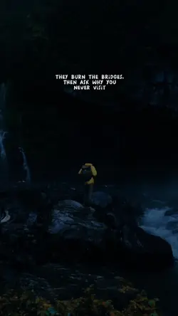 they burn the bridge