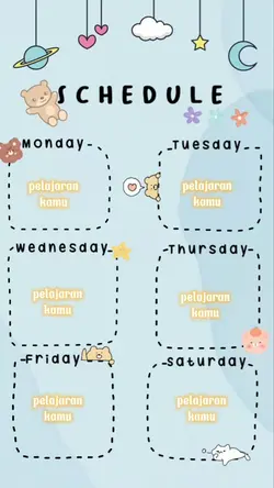 schedule