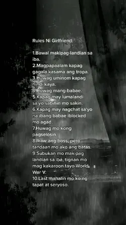 Rules ni Girlfriend: