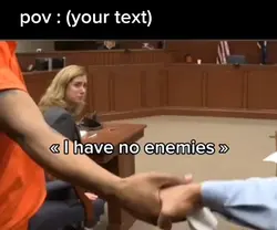 i have no enemies