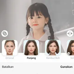 Versi Rambut Panjang