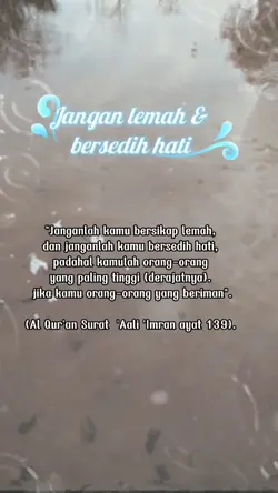 janganlah lemah 
