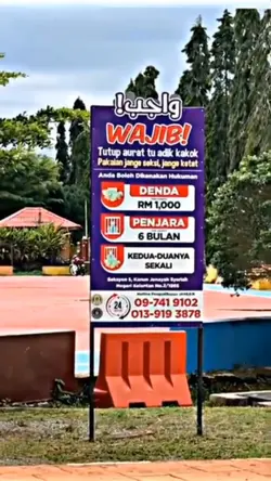 Spanduk Nutup Aurat