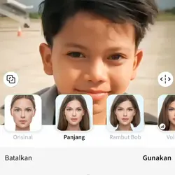Face App VersiRambut