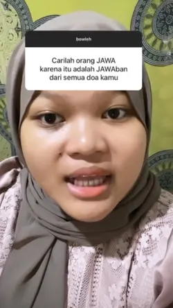 CARILAH ORANG JAWA 