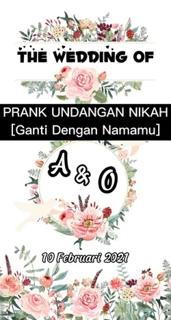 PRANK UNDANGAN NIKAH