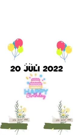 hbd 20 juli 