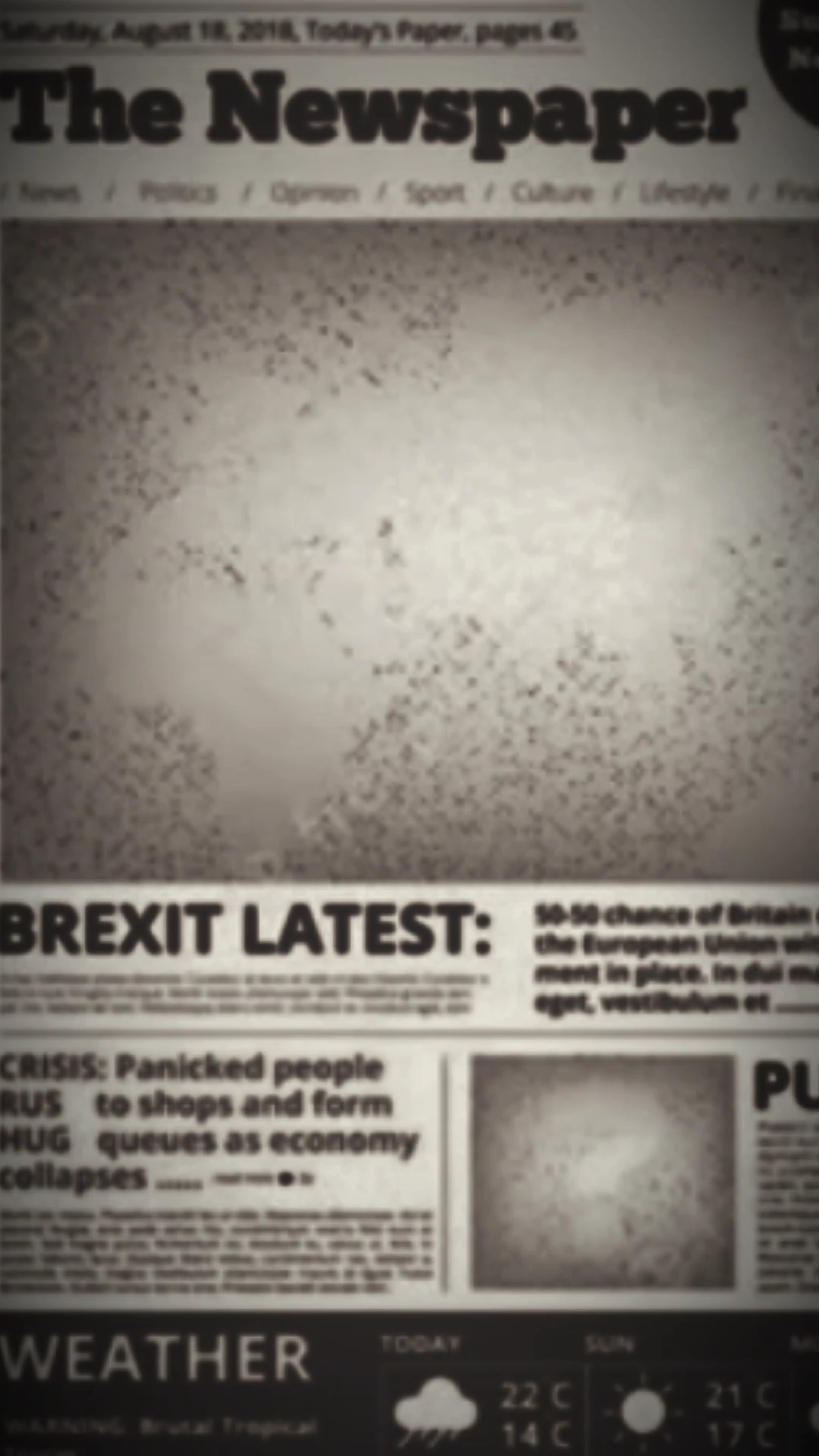 newspaper animation template - Pippit