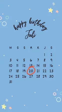 HBD 20 Juli 2022