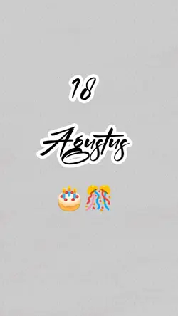 hbd 18 Agustus 