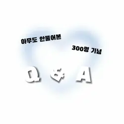 300명 기념 QnA🦋