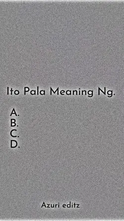 meaning a b c d