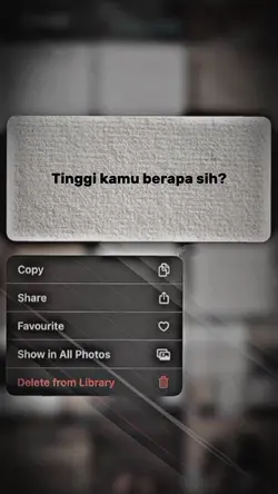 Tinggi badanmu ?