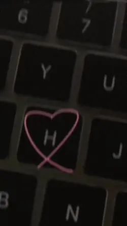 H Keyboard Letter