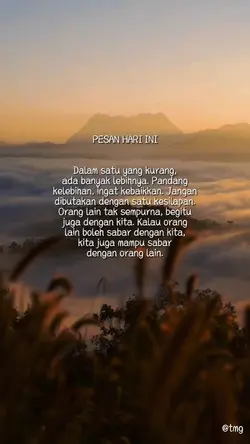pesan hari ini