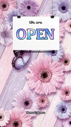 we are open