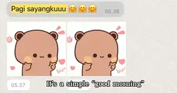 Simple “Good Morning
