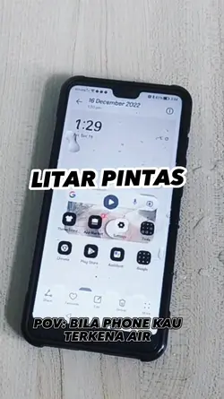 Talipon terkena air