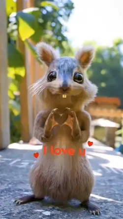 Tupai i love you 
