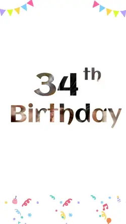 Ultah 34 Birthday