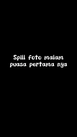malam pertama puasa