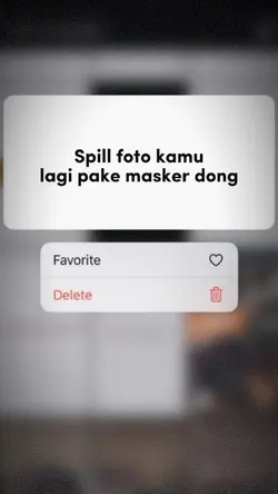 Foto pake masker
