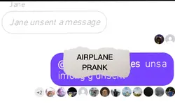 airplane prank