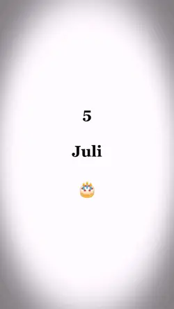 HBD,5 JULI