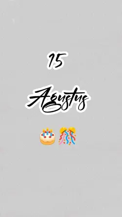 hbd 15 Agustus