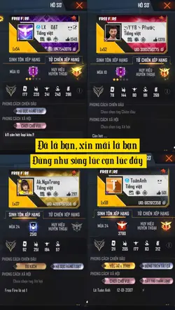 Mẫu gt 4acc freefire