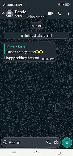 happy brithdy too me