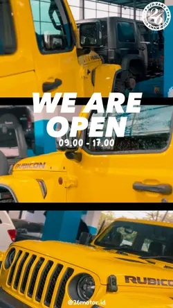 We are open