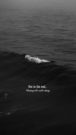 In the end…