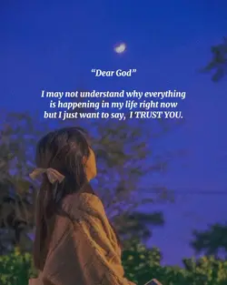I trust you Lord