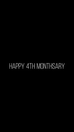 Happy 4rt monthsary