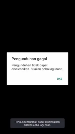 Pengunduhan gagal