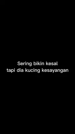 Kucing kesayangan