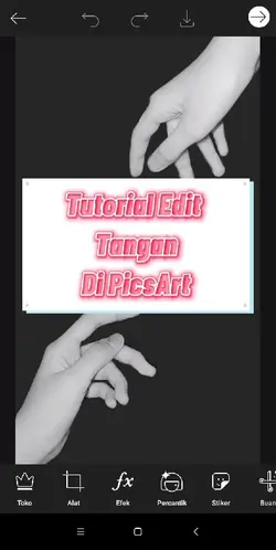 Tutorial Edit Tangan