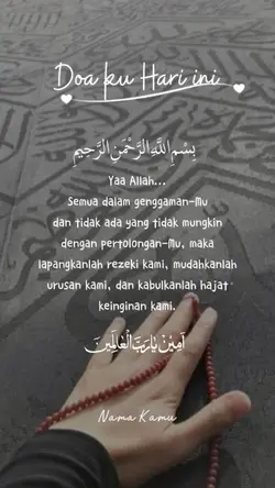Doaku hari ini