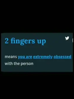 2 FINGER UP