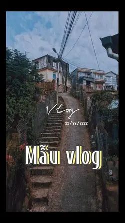 Mẫu vlog + màu