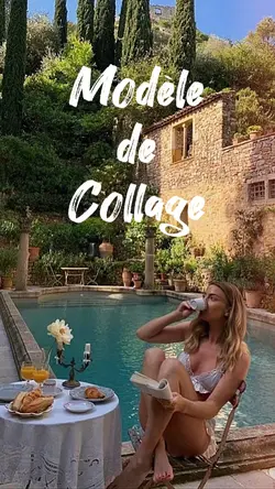 modèle de collage
