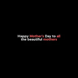 happy mother's day 