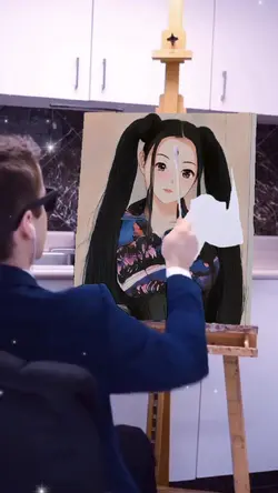 Painting Anime