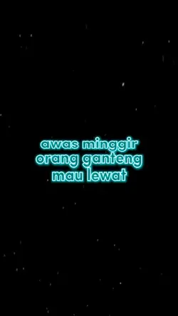 awas orang ganteng