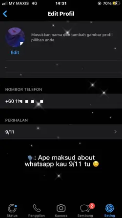 About whatsapp 9/11 