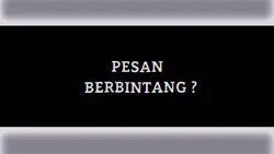 #PesanBerbintang