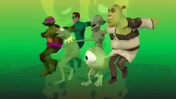 shrek and friends