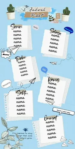 JADWAL PIKET