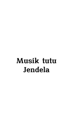 Lagu tutu jendela